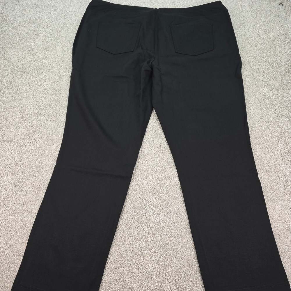 New Belle by Kim Gravel Primabelle Black Pull On Pants Plus 24W A555483 - Picture 3 of 9